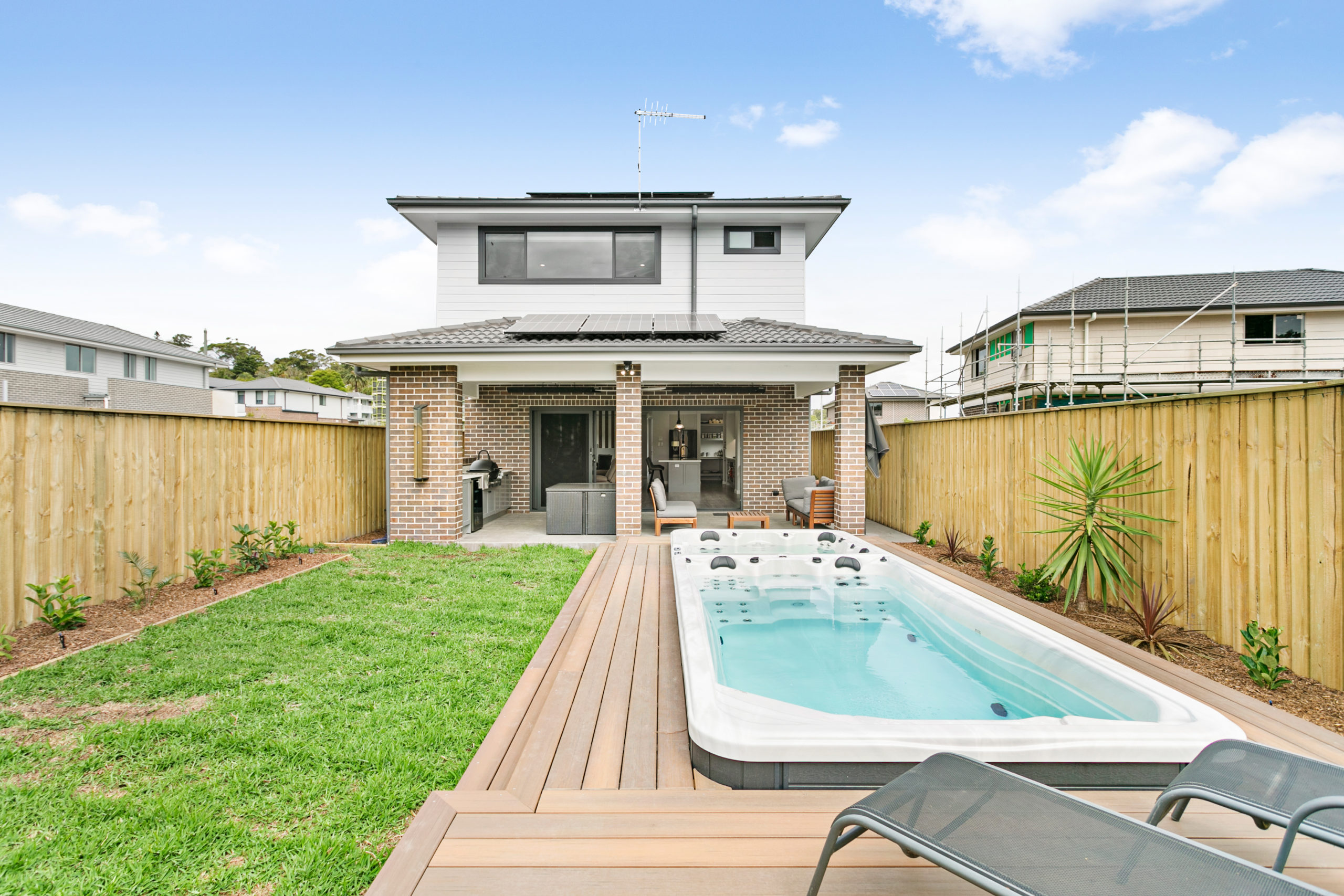 display home with pool