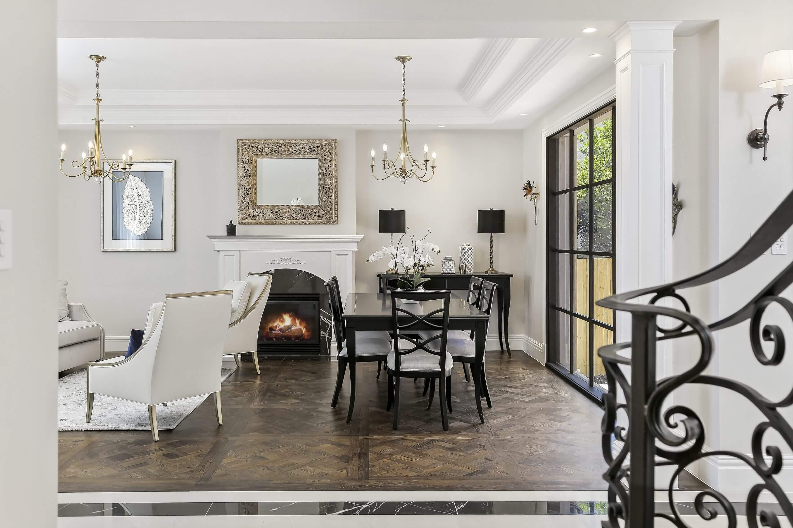 Stunning bespoke living room design